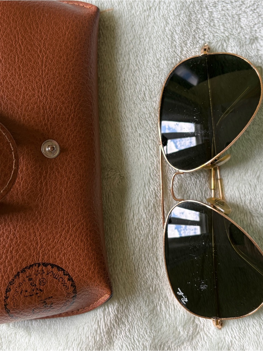 Ray-Ban 58mm Aviator Classic Gold Framed Sunglasses